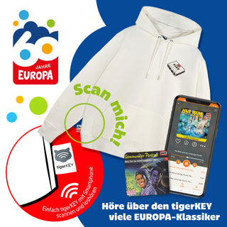 EUROPA - Jubiläums-Hoodie Kassette inkl. tigerKEY NFC