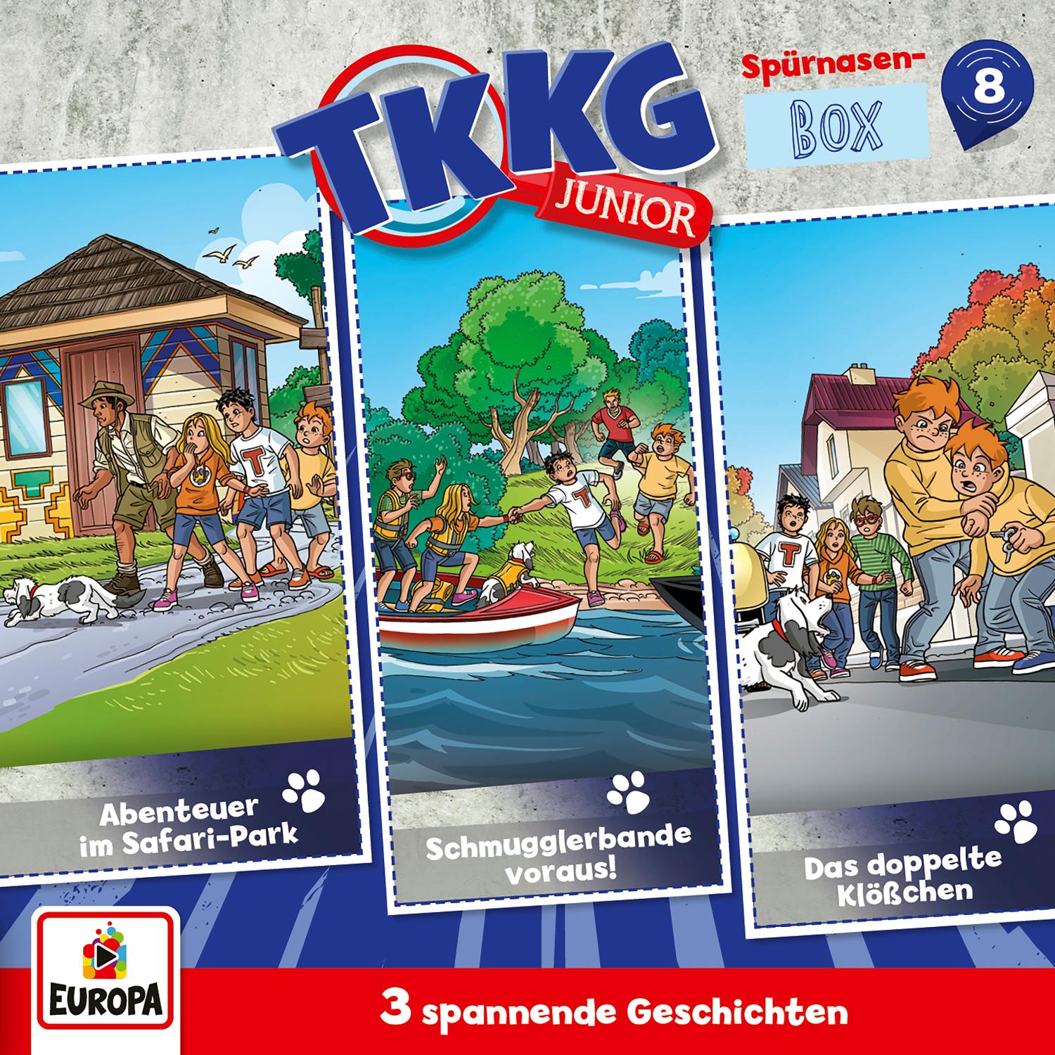 TKKG Junior - Spürnasen Box 8 (Folgen 22,23,24) (CD Longplay)