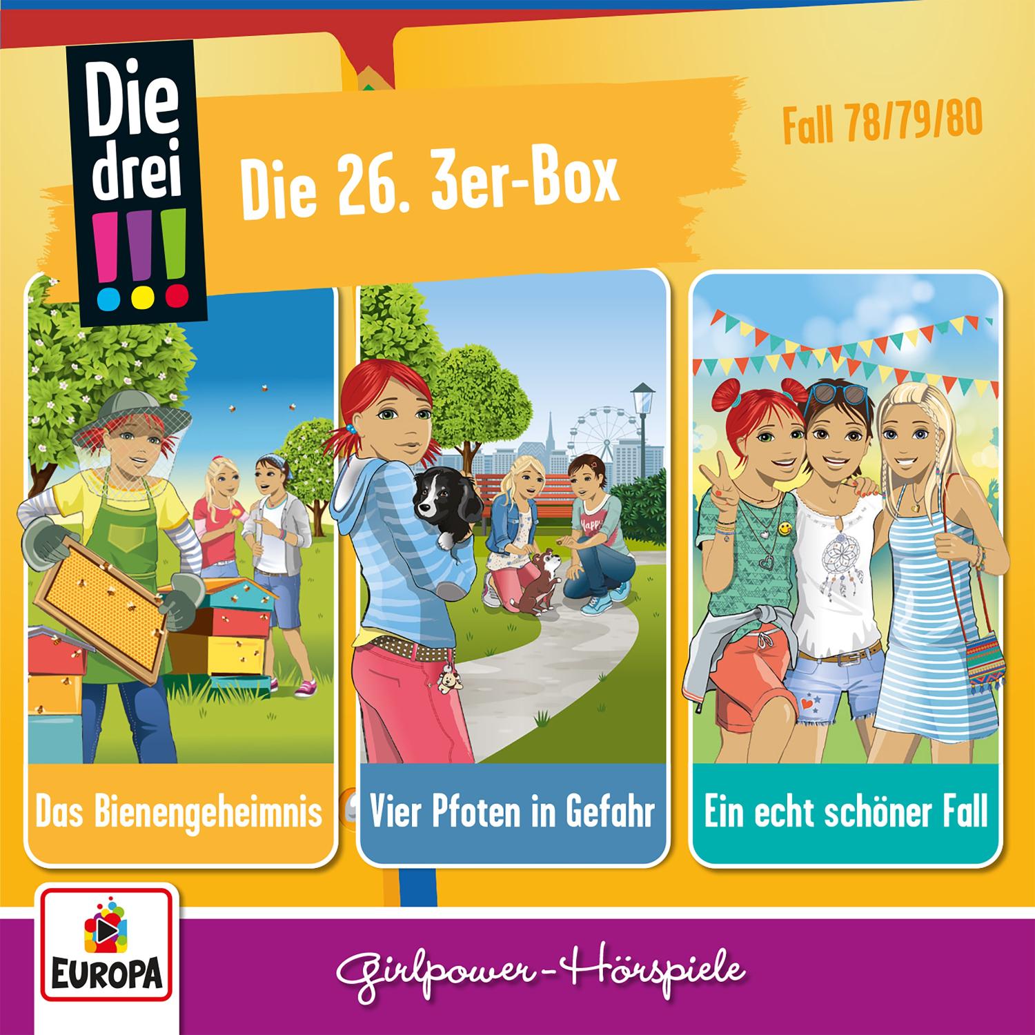 Die drei !!! 26./3er Box - Folgen 78, 79, 80 (CD Longplay)