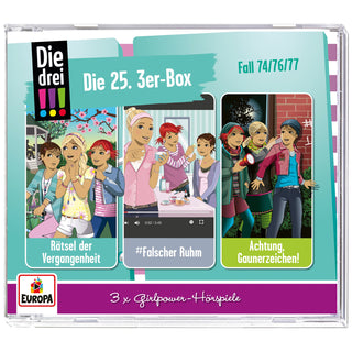Die drei !!! - 3er Box - Folgen 74, 76, 77 (CD Longplay)