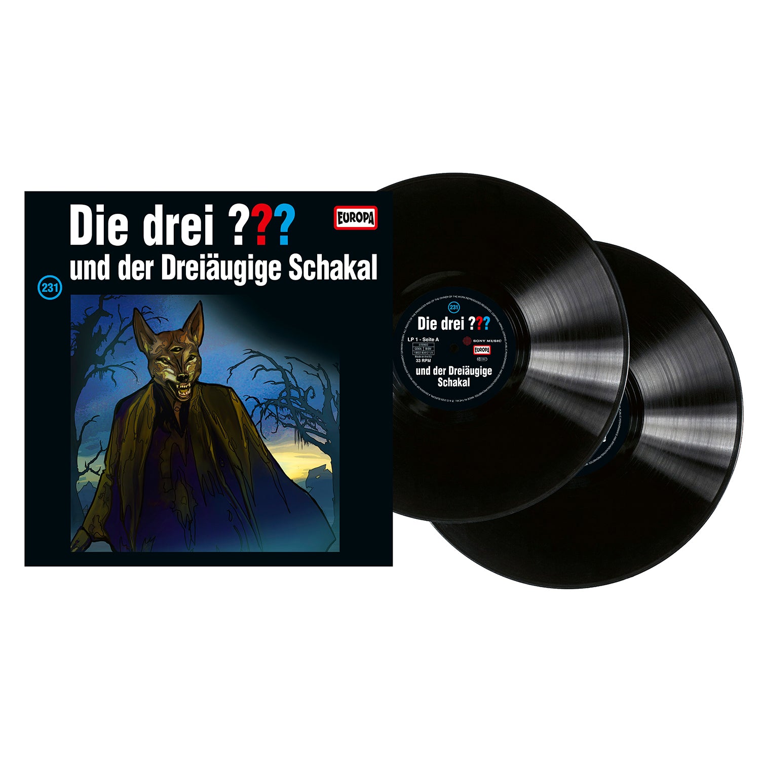 Die drei ??? - Folge 231: und der Dreiäugige Schakal (Vinyl Longplay 33 1/3)