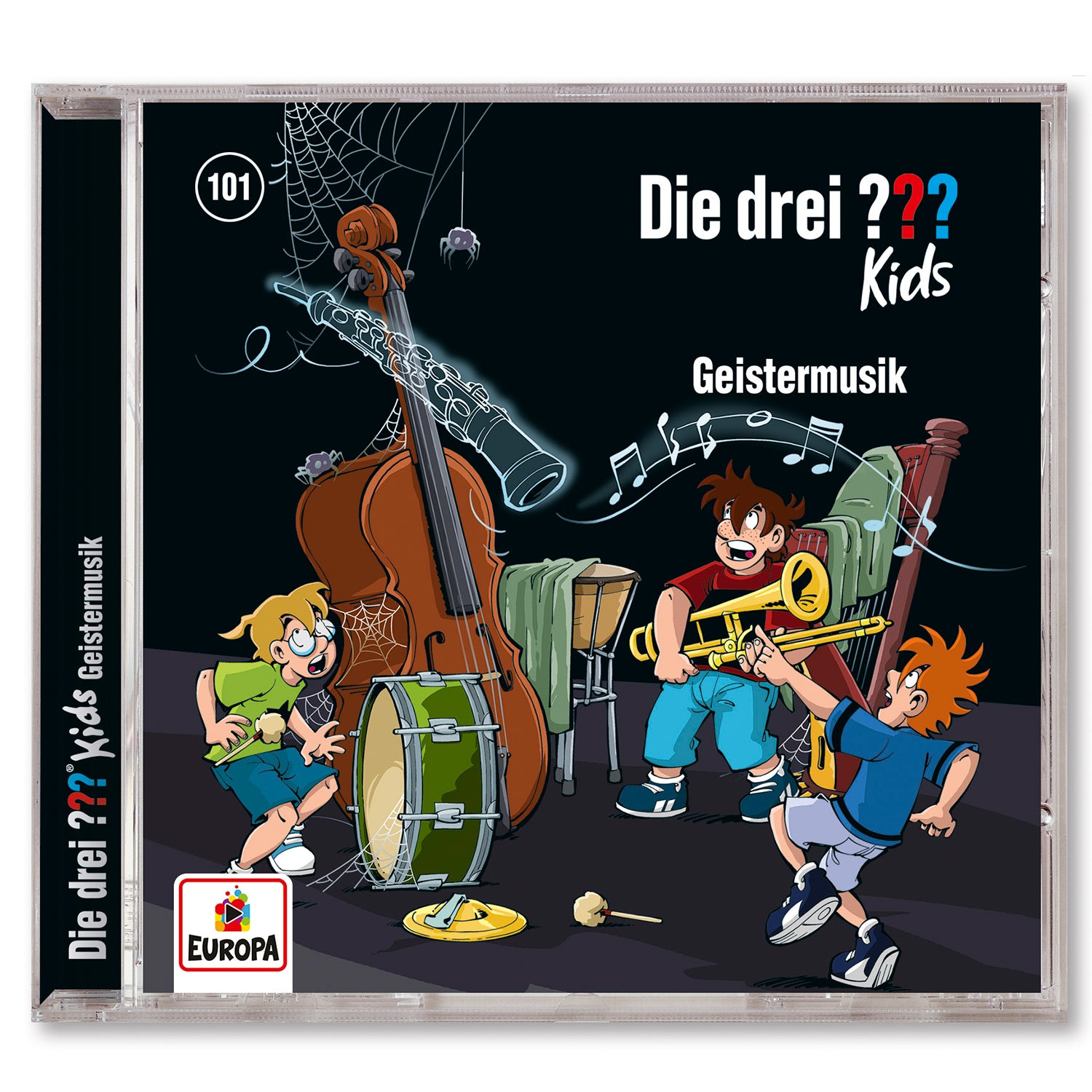 Die drei ??? Kids Folge 101: Geistermusik (CD Longplay)
