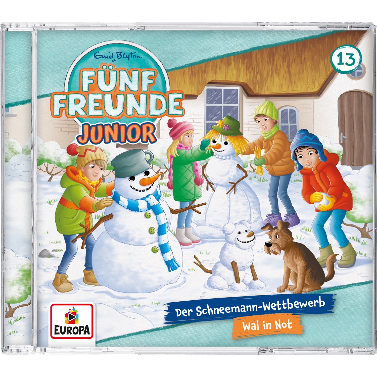 Fünf Freunde Junior Folge 13: Der Schneemann-Wettbewerb/Wal in Not (CD Longplay)