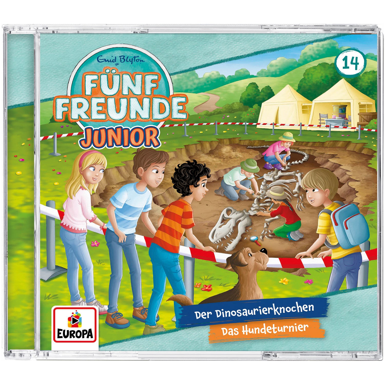 Fünf Freunde Junior Folge 14: Der Dinosaurierknochen/Das Hundeturnier (CD Longplay)
