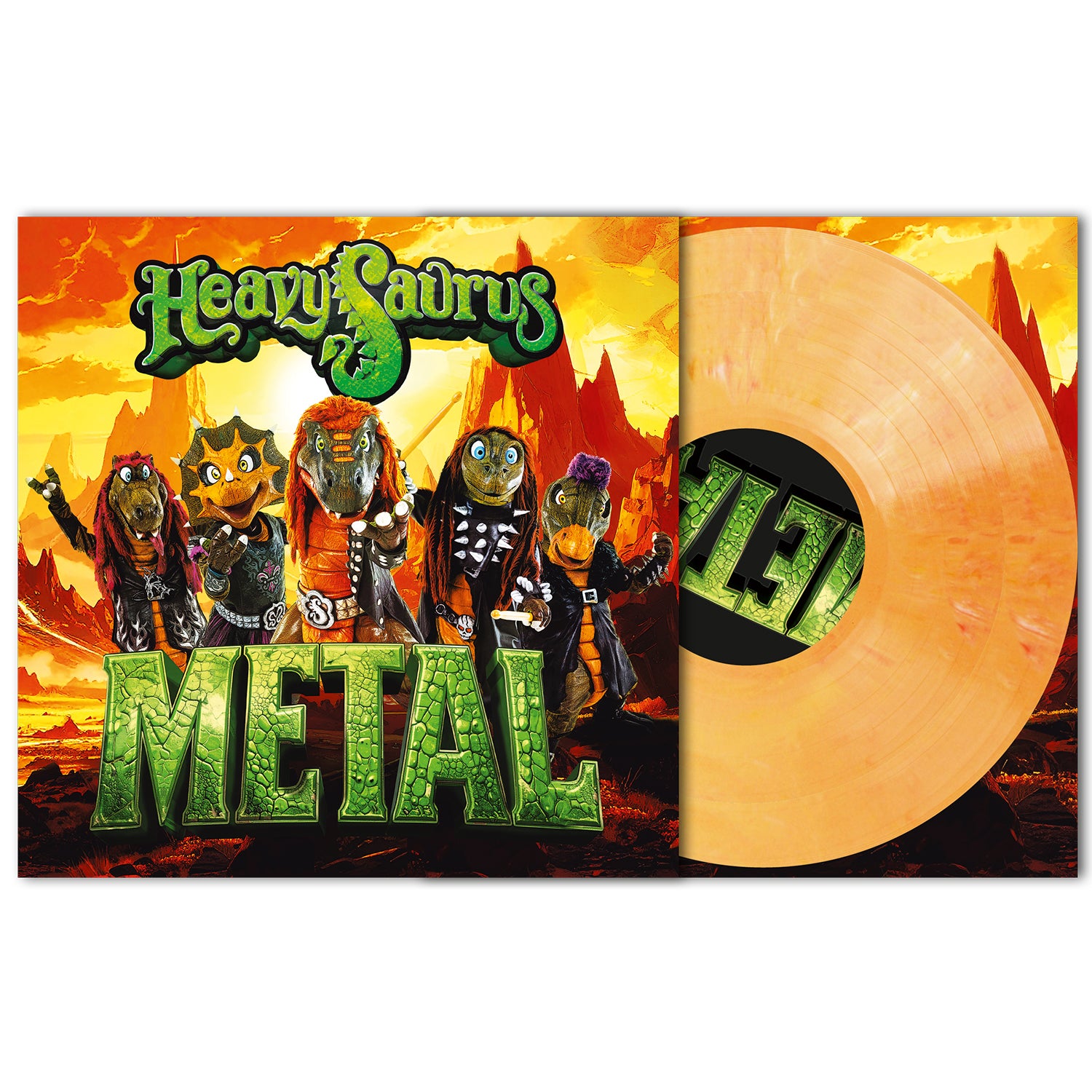 Heavysaurus - Metal (180g Coloured Vinyl (orange))
