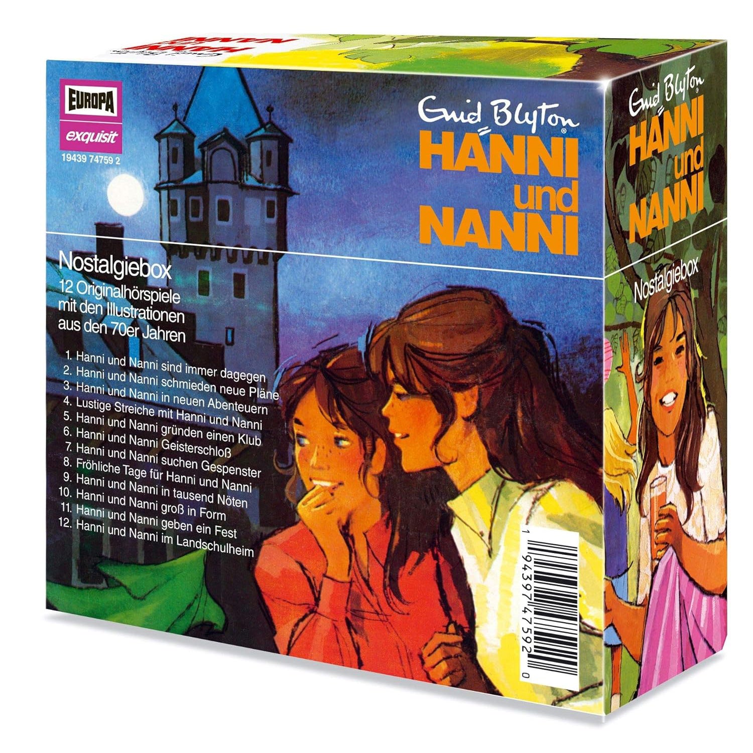 Hanni und Nanni - Hanni und Nanni Nostalgiebox (Original Folgen 1&ndash;12) (CD Longplay)
