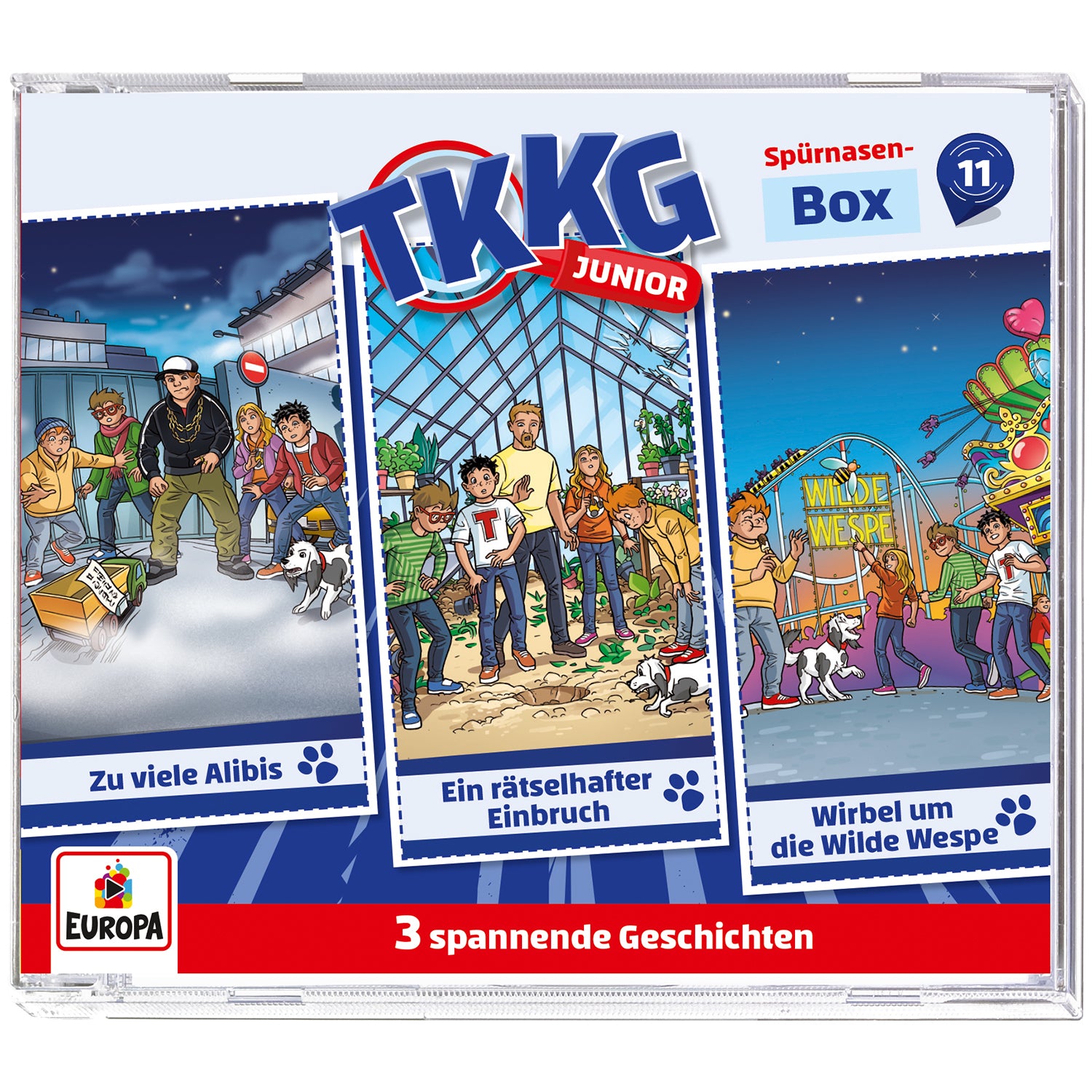 TKKG Junior Spürnasen-Box 11 (Folgen 31,32,33) (CD Longplay)