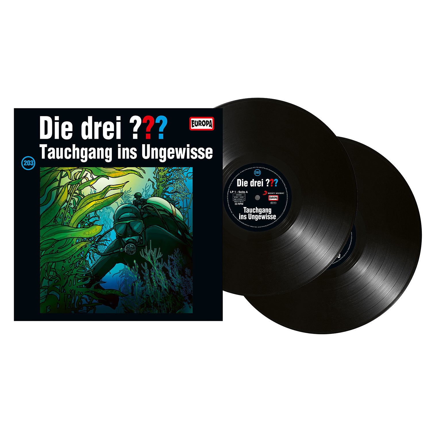 Die drei ??? - Tauchgang ins Ungewisse (Vinyl Longplay 33 1/3)
