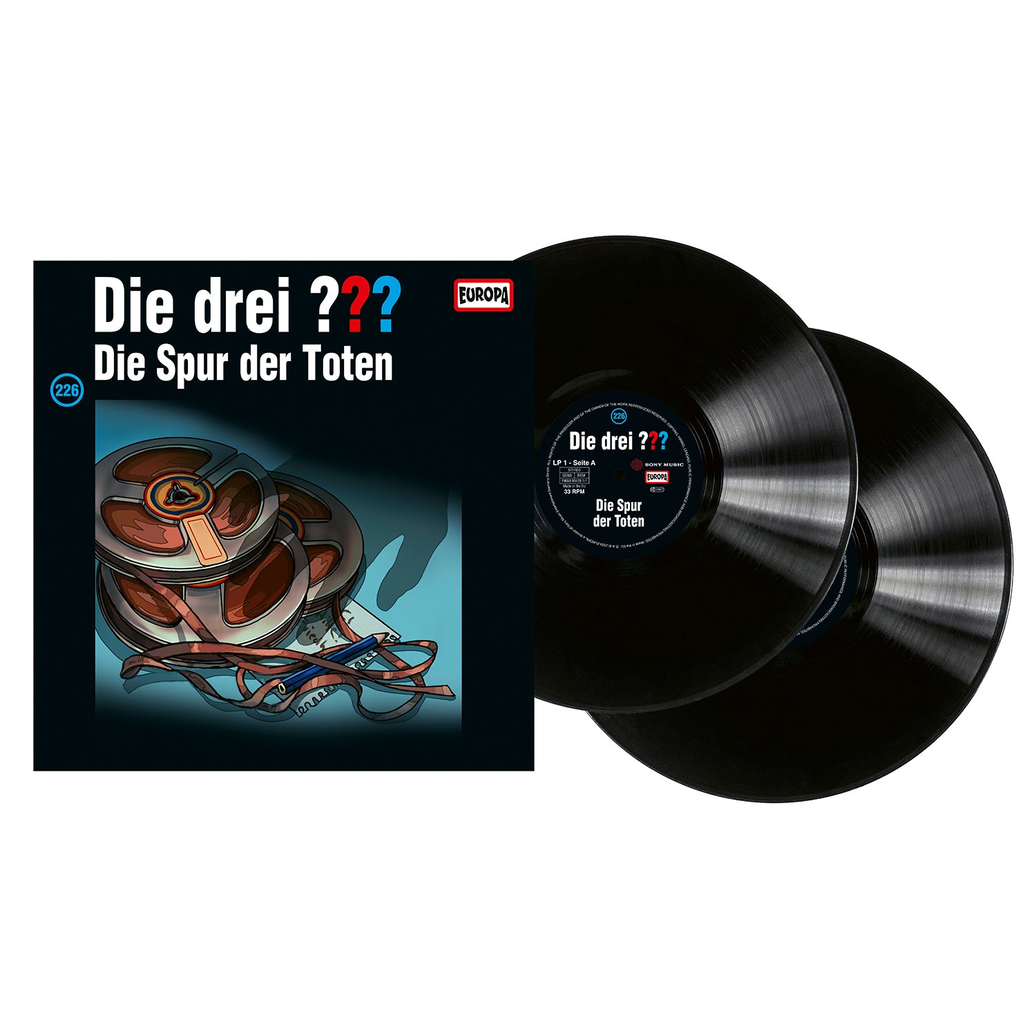 Die drei ??? - Die Spur der Toten (Vinyl Longplay 33 1/3)